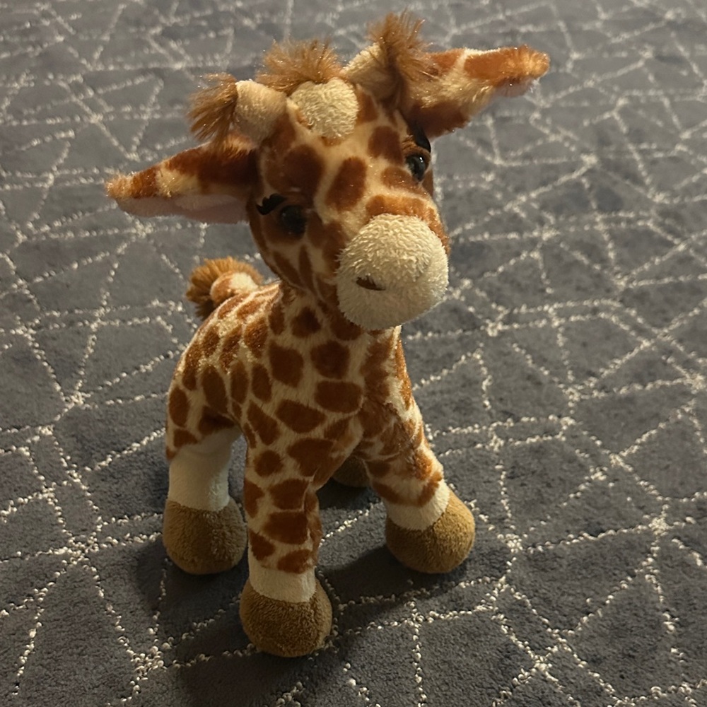 WEBKINZ Brown and White Giraffe Plush Toy